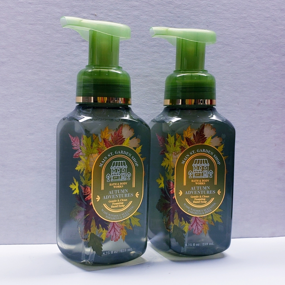 Bath & Body Works AUTUMN ADVENTURES Gentle & Clean Foaming Hand Soap (2 pcs)